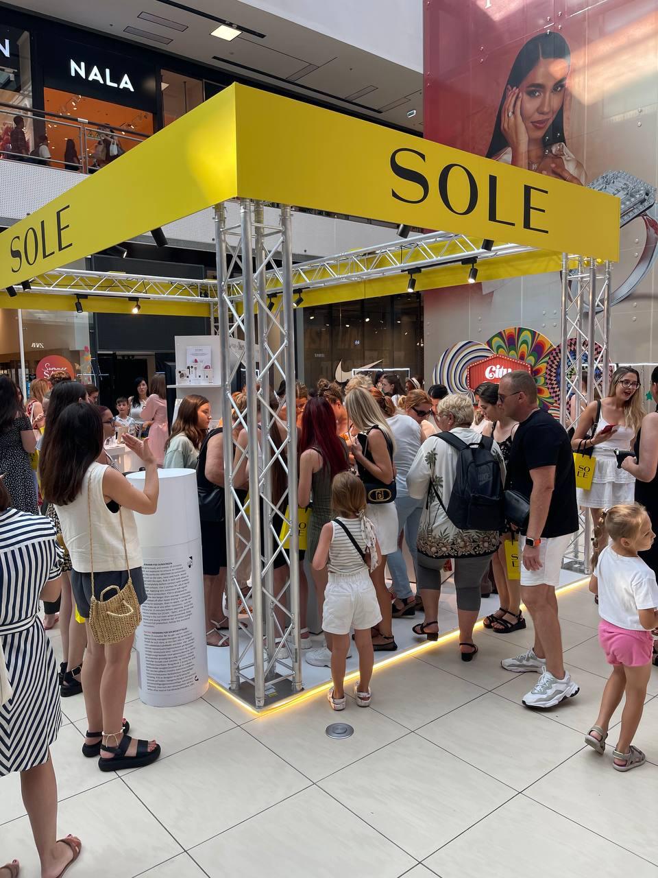 SOLE aduce un Pop-Up Store de Beauty unic în Cluj