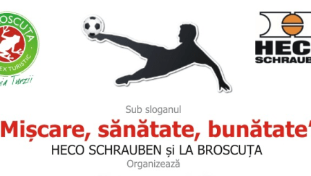 Heco Cup – eveniment caritabil la Baza Sportiva La Broscuta
